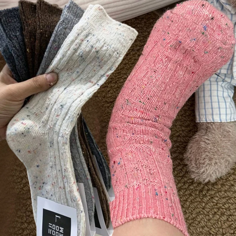 Women's Socks Winter Novelty Fashion For Girls Japanese Style Casual Crew Socks Soft Warm Striped Autumn Simple Wool Socks
Women's Socks Winter Novelty Fashion For Girls Japanese Style Casual Crew Socks Soft Warm Striped Autumn Simple Wool Socks