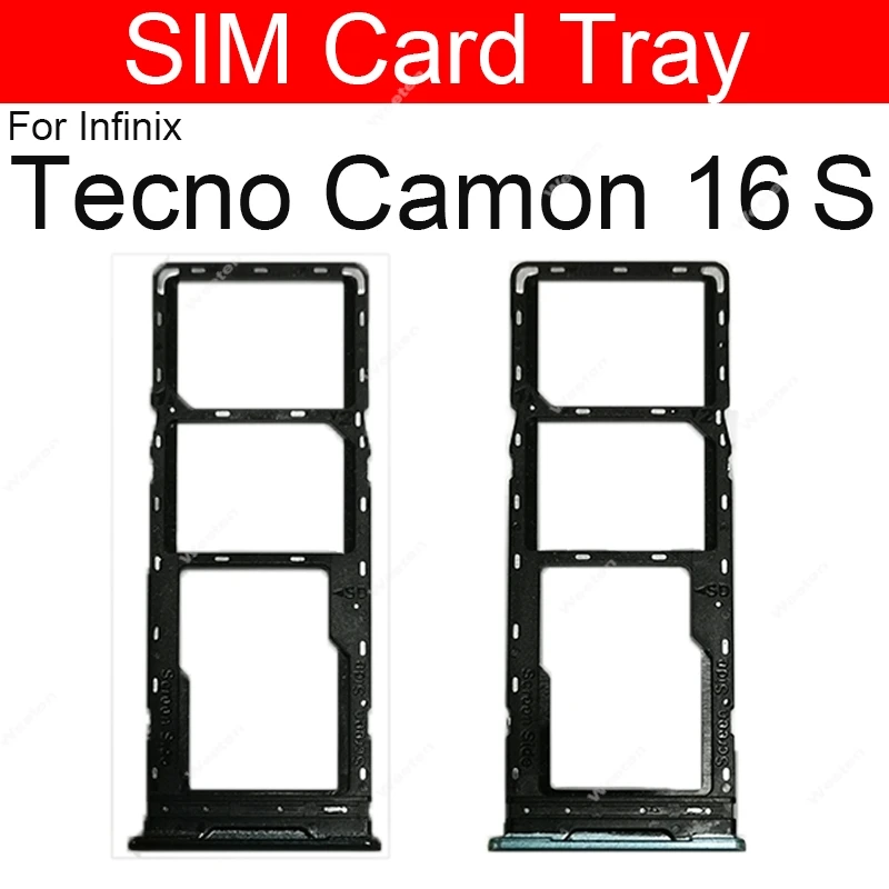 Для Tecno Camon 16S двойной лоток для SIM-карты, слот для чтения карт, детали для SIM-карты
Для Tecno Camon 16S двойной лоток для SIM-карты, слот для чтения карт, детали для SIM-карты