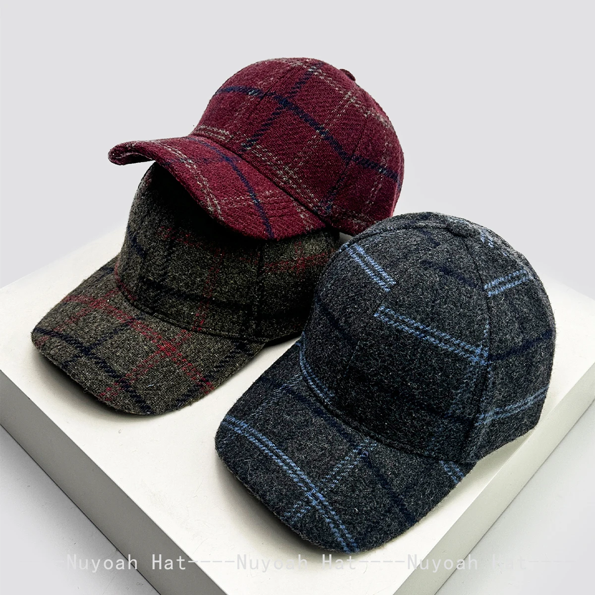 New Men Women Hardtop Retro Plaid Baseball Hats Sunshade Niche Warm Personal Peaked Caps Outdoor Versatile Fashion British Style
New Men Women Hardtop Retro Plaid Baseball Hats Sunshade Niche Warm Personal Peaked Caps Outdoor Versatile Fashion British Style