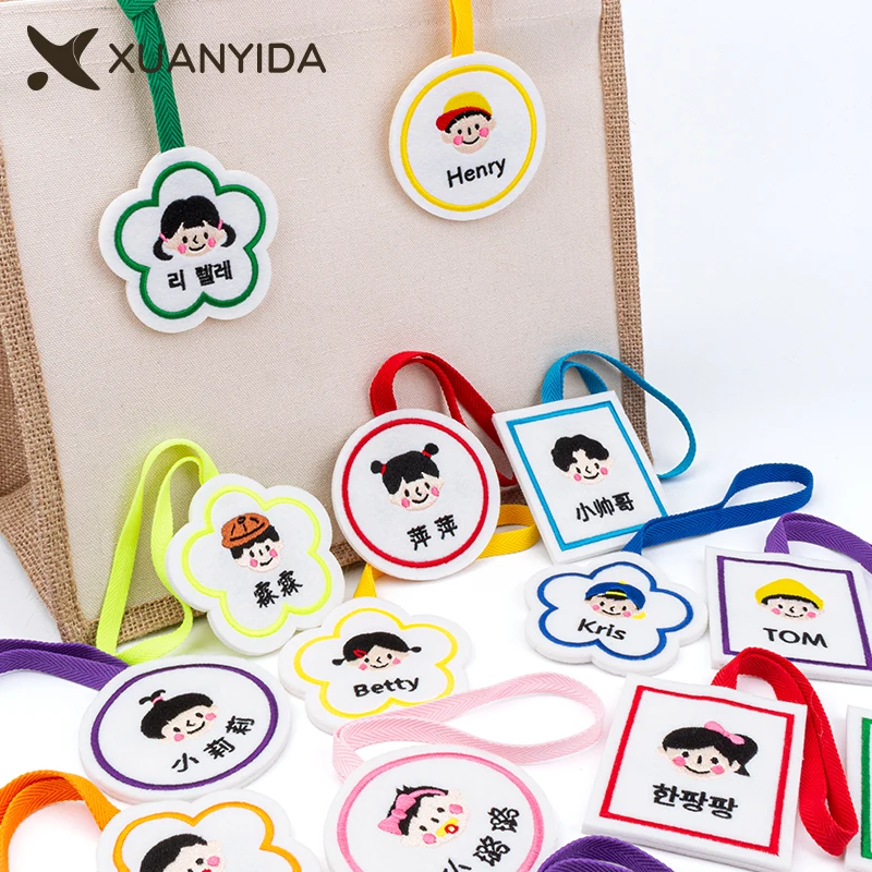 kids name tag custom embroidery keyring School bag Tags Custom Handmade Clothing Fabric keychain ring Kindergarten Baby
kids name tag custom embroidery keyring School bag Tags Custom Handmade Clothing Fabric keychain ring Kindergarten Baby