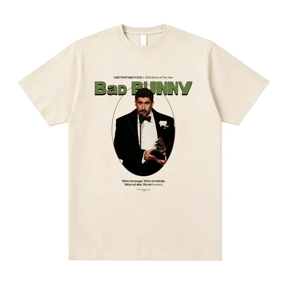 Hot Sale Rapper Bad Bunny Graphic T-shirt Debi Tirar Mas Fotos DTMF World Tour 2026 T Shirts Men Women Fashion Hip Hop Tshirt
Hot Sale Rapper Bad Bunny Graphic T-shirt Debi Tirar Mas Fotos DTMF World Tour 2026 T Shirts Men Women Fashion Hip Hop Tshirt