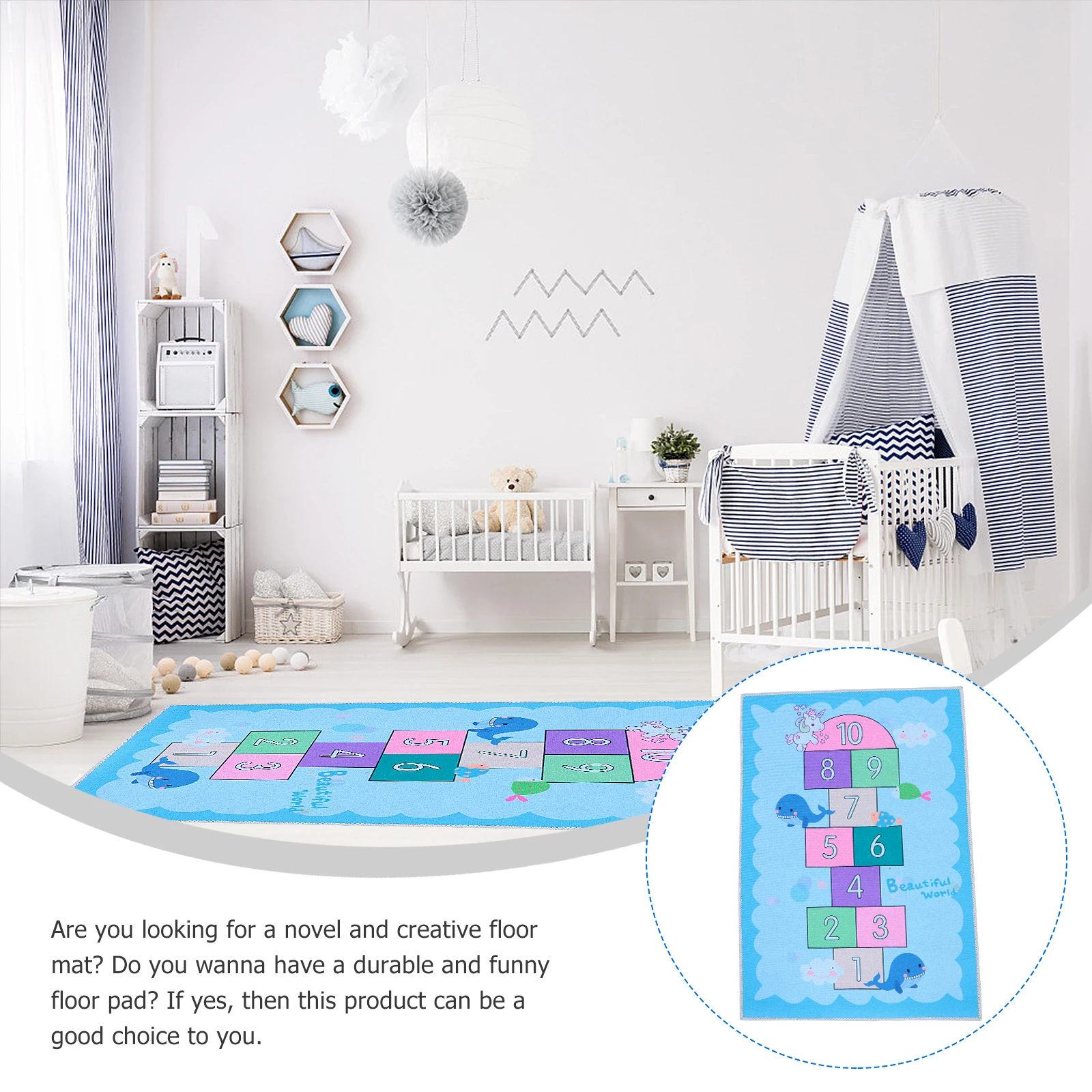 Children Play Floor Mat 50x80cm Kids Room Carpet Anti Skid Educational Rug Bedroom Living Nursery Playroom Gift
Children Play Floor Mat 50x80cm Kids Room Carpet Anti Skid Educational Rug Bedroom Living Nursery Playroom Gift
