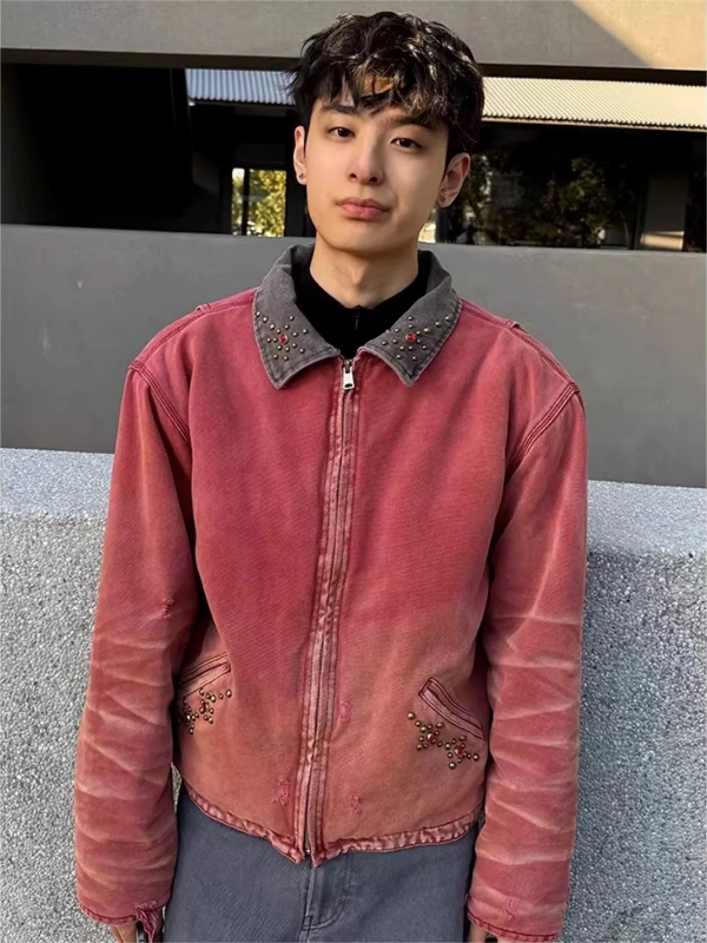 Hermitcreate Thiened Waed Rivet Jaet Women's Fce Lined Cotton Coat Street Sle Autumn Winter Casual Outerwear
Hermitcreate Thiened Waed Rivet Jaet Women's Fce Lined Cotton Coat Street Sle Autumn Winter Casual Outerwear