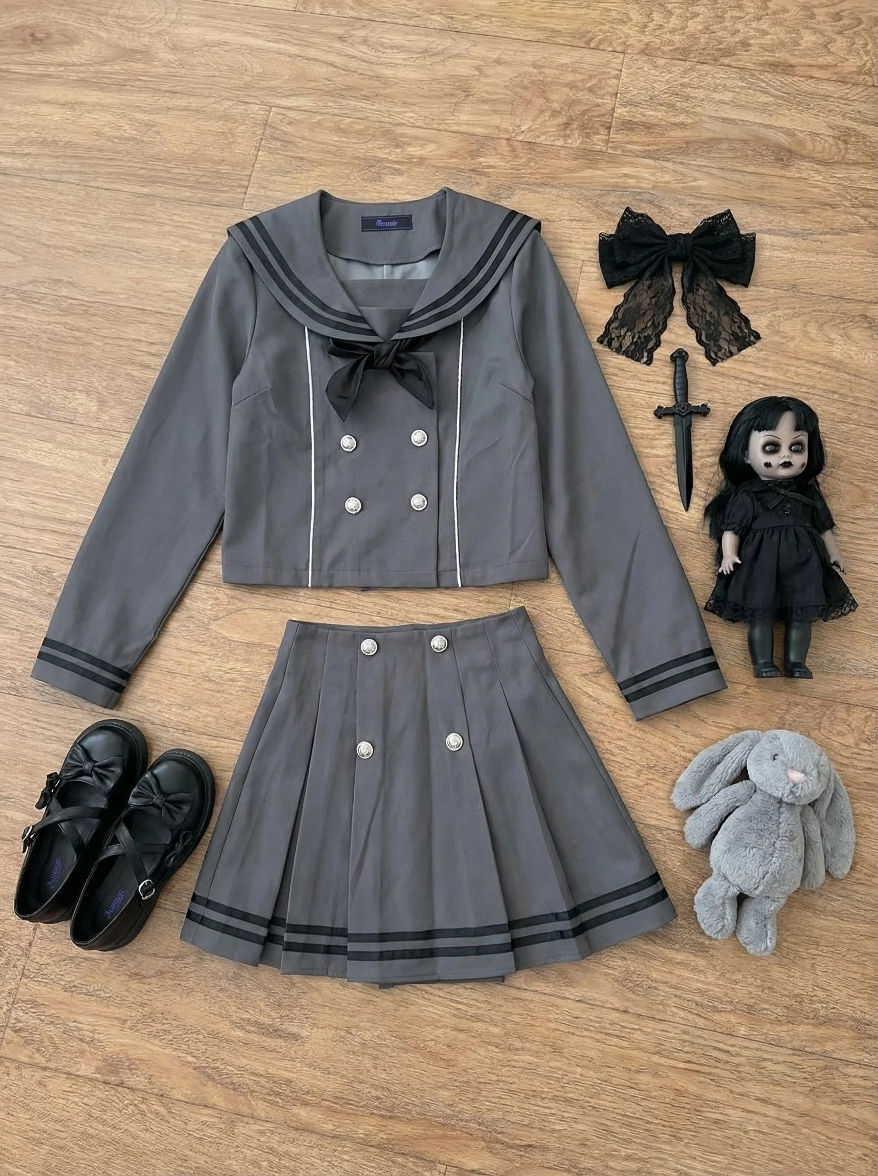 Новый японский консервативный стиль Sweet JK, комплект из 2 предметов, женские топы с матросским воротником Y2k + мини-плиссированная юбка, модная субкультура, ретро наряды
Новый японский консервативный стиль Sweet JK, комплект из 2 предметов, женские топы с матросским воротником Y2k + мини-плиссированная юбка, модная субкультура, ретро наряды