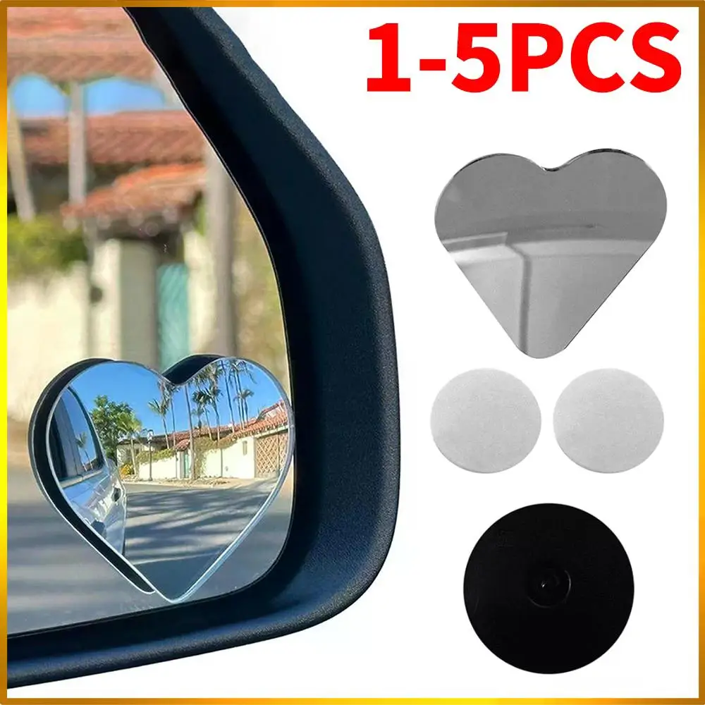Heart Shaped Blind Spot Mirrors for Cars Universal Fit Stick-On Side Mirror Frameless Side View Mirror Rearview Mirror Auxiliary
Heart Shaped Blind Spot Mirrors for Cars Universal Fit Stick-On Side Mirror Frameless Side View Mirror Rearview Mirror Auxiliary