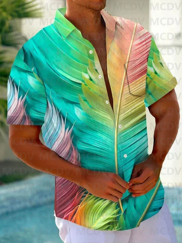 Hawaii Creative Art Gradient Print Men's Button Pocket Short Sleeve Shirt Print Men's Button Short Sleeve Shirt
Hawaii Creative Art Gradient Print Men's Button Pocket Short Sleeve Shirt Print Men's Button Short Sleeve Shirt