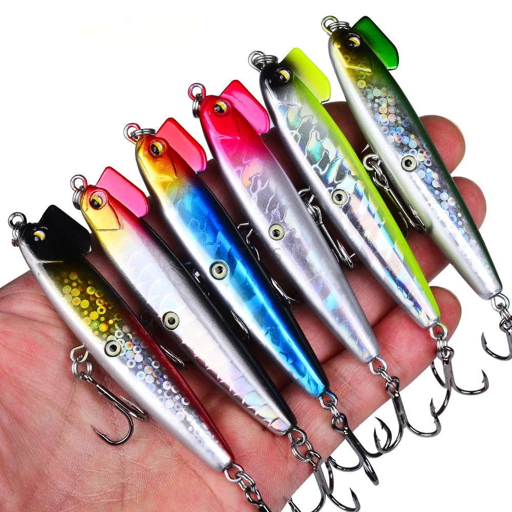 5PC Slow Sinking Pencil Fishing Lure 18g/8.5CM Bait Noisy in The Water Saltwater Sea Bass Lures Hard Bait Minnow Fishing Tackle
5PC Slow Sinking Pencil Fishing Lure 18g/8.5CM Bait Noisy in The Water Saltwater Sea Bass Lures Hard Bait Minnow Fishing Tackle