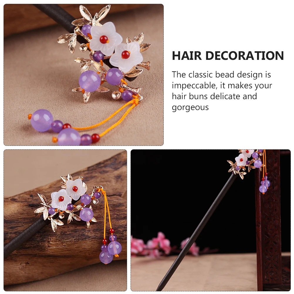 Vintage Hairpin Headdress Bun Holder Stick Classic Floral Chopstick iental Fork Long Chinese Bride Elegant Tassel Design Solid
Vintage Hairpin Headdress Bun Holder Stick Classic Floral Chopstick iental Fork Long Chinese Bride Elegant Tassel Design Solid