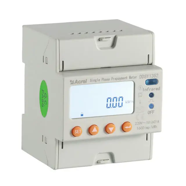 Acrel Single Phase ADL100-EYRF 230V Energy Meter With Remote Control By Cloud Platform
Acrel Single Phase ADL100-EYRF 230V Energy Meter With Remote Control By Cloud Platform