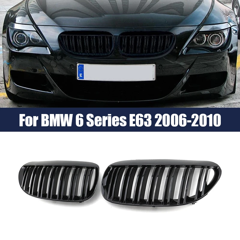 Car Front Bumper Kidney Grill for BMW 6 Series E63 2006-2010 Gloss Black Double Slat Car Accessories
Car Front Bumper Kidney Grill for BMW 6 Series E63 2006-2010 Gloss Black Double Slat Car Accessories