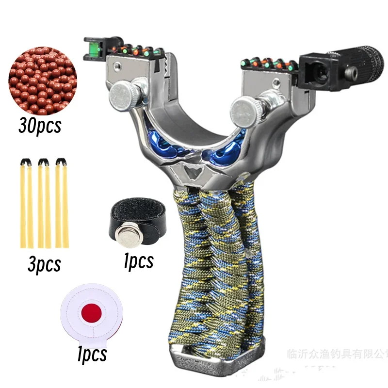 Outdoor Hunting Laser Catapult New High-precision and Powerful Rubber Band Steel Ball Set Easy to Carry Shooting Games
Outdoor Hunting Laser Catapult New High-precision and Powerful Rubber Band Steel Ball Set Easy to Carry Shooting Games