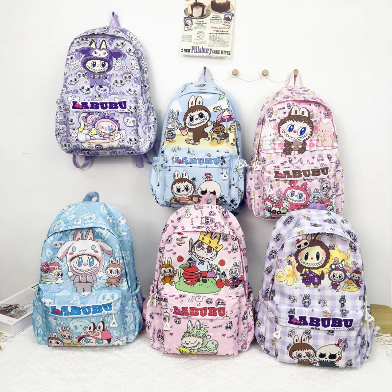 LABUBU Kids Backpack Cute Cartoon School Bag Large Capacity Backpack for Girls High School Students
LABUBU Kids Backpack Cute Cartoon School Bag Large Capacity Backpack for Girls High School Students