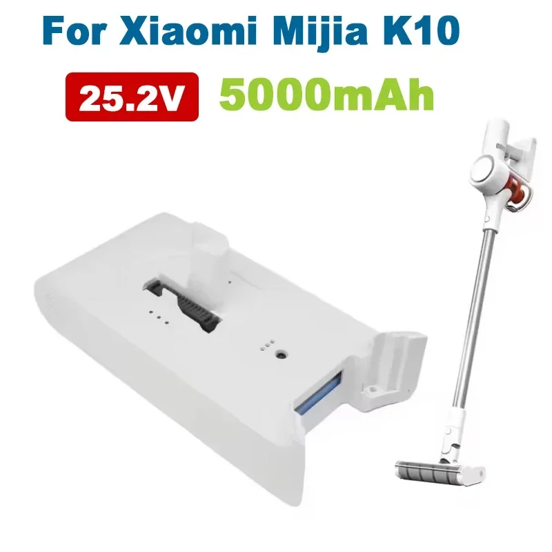Новый сменный аккумулятор для Xiaomi Mijia K10, ручной беспроводной пылесос, 25,2 В, литий-ионные аккумуляторные батареи, 5000 мАч
Новый сменный аккумулятор для Xiaomi Mijia K10, ручной беспроводной пылесос, 25,2 В, литий-ионные аккумуляторные батареи, 5000 мАч