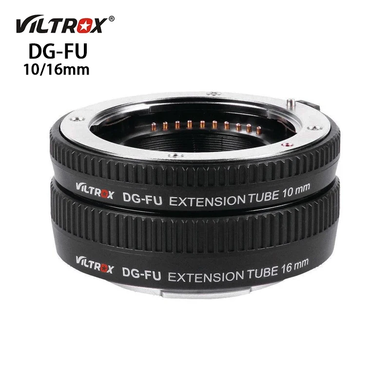 VILTROX DG-FU Fuji AF Макроудлинительная трубка с автофокусом, металлическое кольцо, адаптер для объектива, крепление для камеры Fujifilm X Pro3 X-T4 X-T30
VILTROX DG-FU Fuji AF Макроудлинительная трубка с автофокусом, металлическое кольцо, адаптер для объектива, крепление для камеры Fujifilm X Pro3 X-T4 X-T30