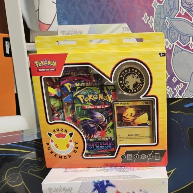 Pokemon Geniune PTCG Day 30th Anniversary US Version Trading Anime Game Collection Cards Toy Birthday Gifts in Stock
Pokemon Geniune PTCG Day 30th Anniversary US Version Trading Anime Game Collection Cards Toy Birthday Gifts in Stock