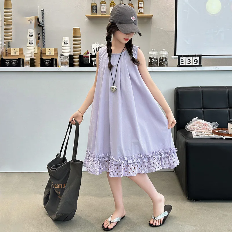 2025 Summer New Tank Top Skirt Cotton Skirt Korean Fashionable Western Style Lace Skirt Sleeveless Dress
2025 Summer New Tank Top Skirt Cotton Skirt Korean Fashionable Western Style Lace Skirt Sleeveless Dress
