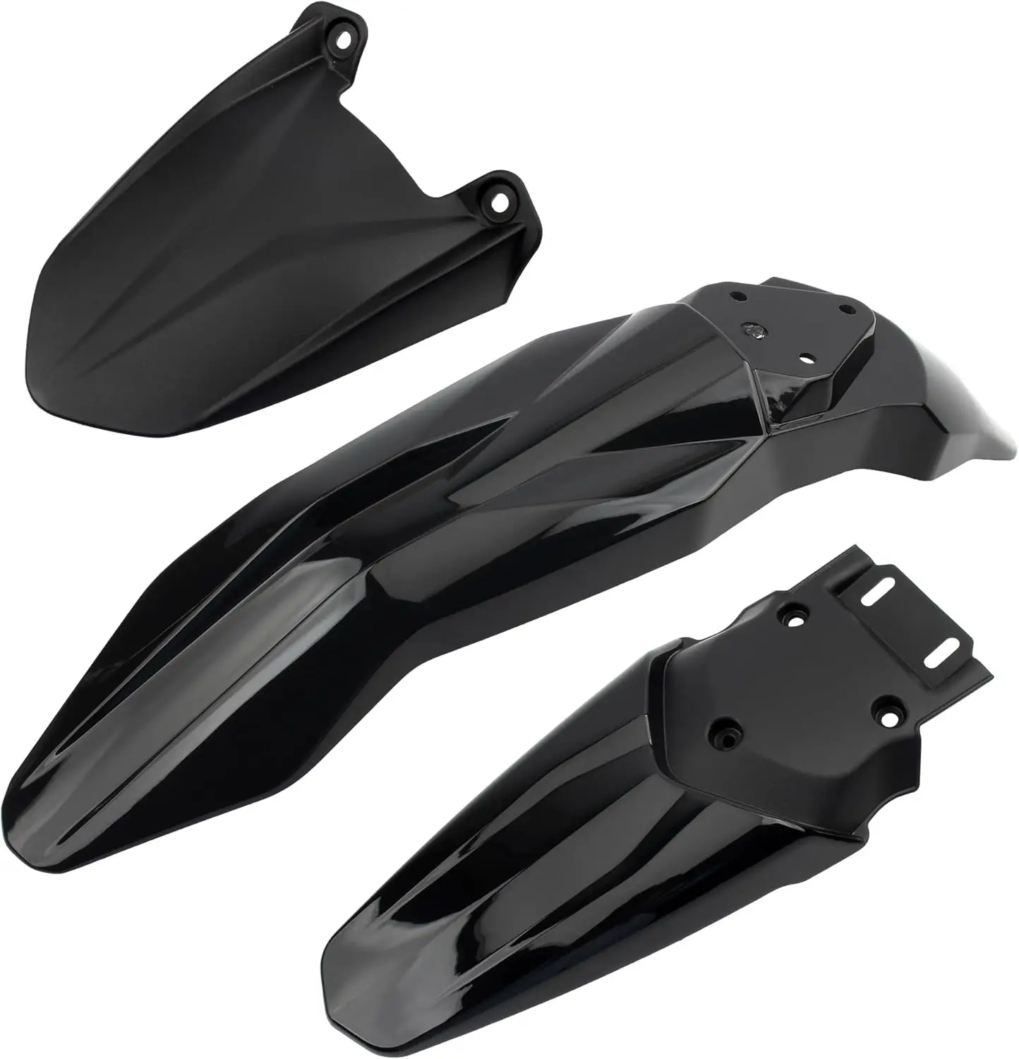Motorcycle Fender Set Shock Front Rear Mudguard Fender Protector Compatible with Talaria Sting MX3 MX4 Electric Dirt Bike-Black
Motorcycle Fender Set Shock Front Rear Mudguard Fender Protector Compatible with Talaria Sting MX3 MX4 Electric Dirt Bike-Black