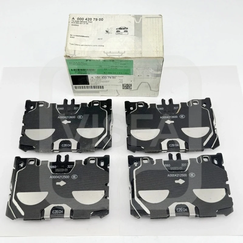 OEM A0004207900 A0004208403 A0004205000 TS Disc Brake Friction Pads for Mercedes-Benz GLC 350E/300/200 4MATIC E180/200/220/300
OEM A0004207900 A0004208403 A0004205000 TS Disc Brake Friction Pads for Mercedes-Benz GLC 350E/300/200 4MATIC E180/200/220/300