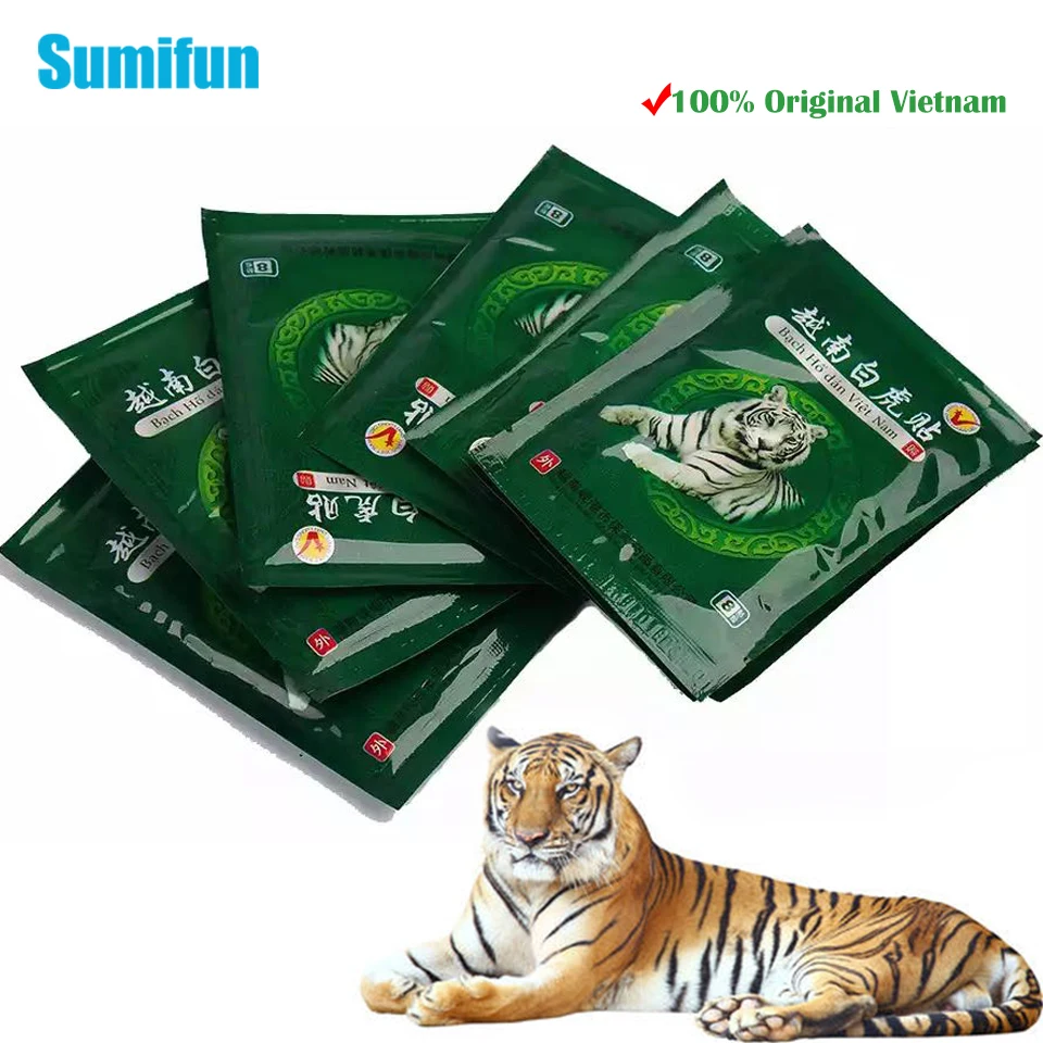 32pcs Vietnam White Tiger Sticker Pain Patch Body Neck Massager Meridians Stress Relief Arthritis Capsicum Plaster Health Care
32pcs Vietnam White Tiger Sticker Pain Patch Body Neck Massager Meridians Stress Relief Arthritis Capsicum Plaster Health Care