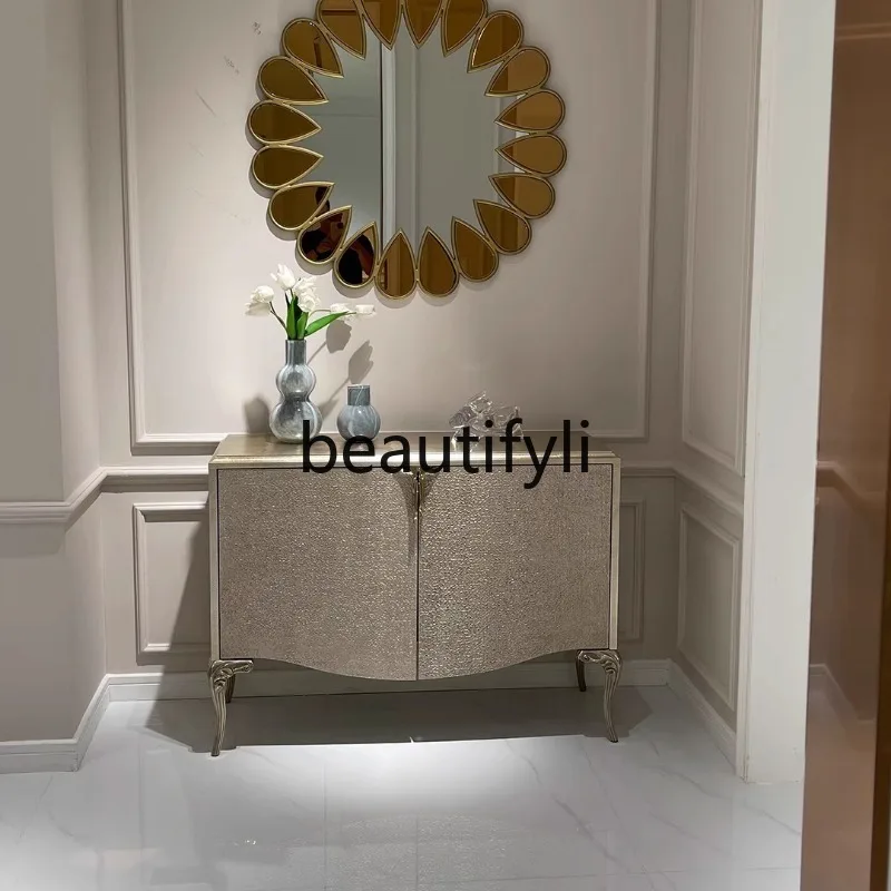 American light luxury solid wood porch cabinet storage shoe cabinet living room advanced storage side cabinet
American light luxury solid wood porch cabinet storage shoe cabinet living room advanced storage side cabinet