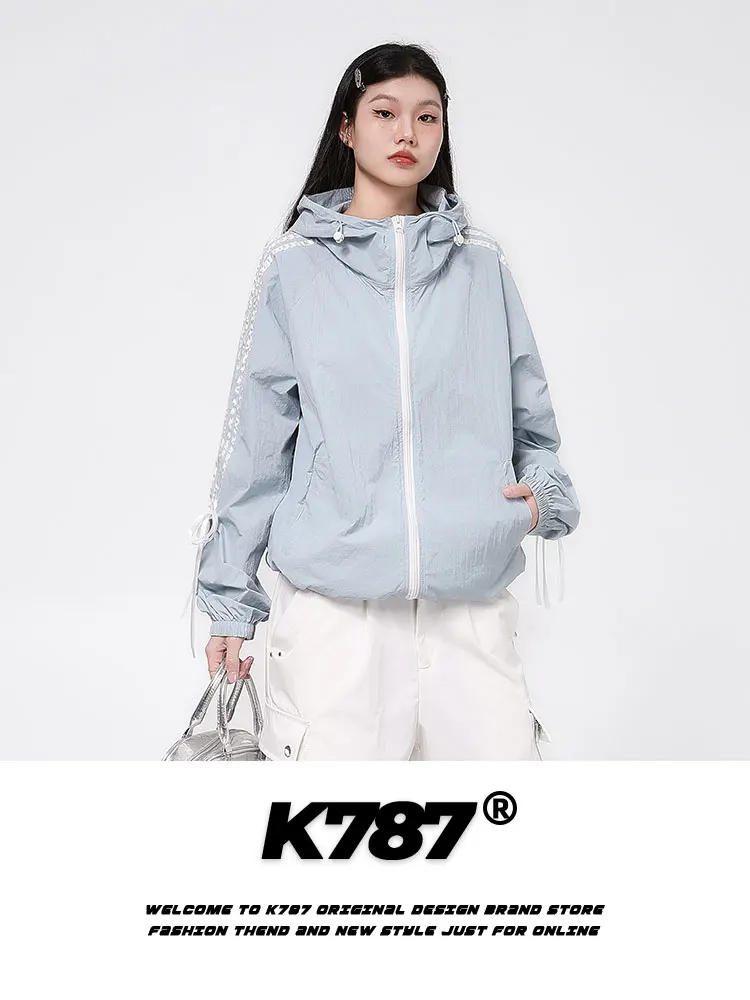 Outdoor K787 Sun Protection Clothing Coat Men's UPF50 Knot Hat Coat Tee Bars Stripe Polyester Fiber Long Sve
Outdoor K787 Sun Protection Clothing Coat Men's UPF50 Knot Hat Coat Tee Bars Stripe Polyester Fiber Long Sve