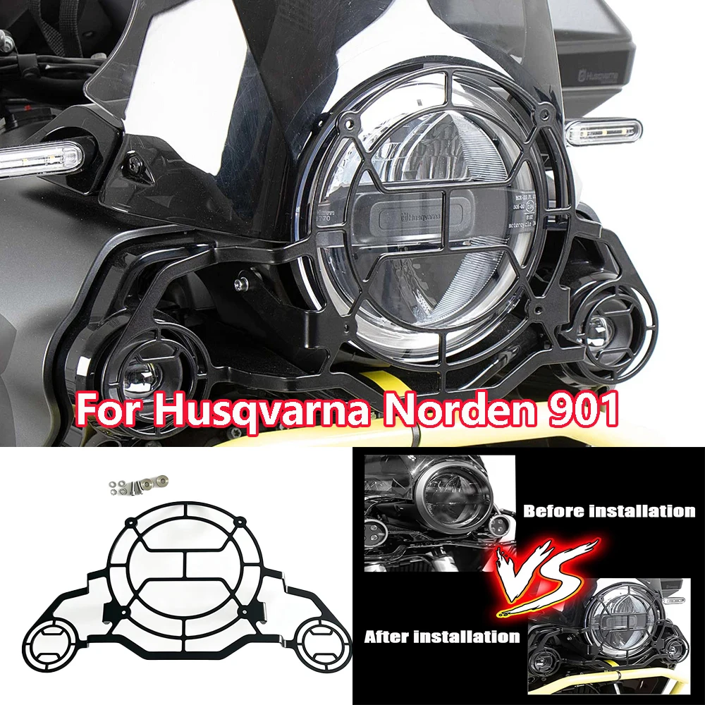 For Husqvarna Norden 901 Norden901 2022-2024 Motorcycle Accessories Headlight Protector Grlle Guard Cover Protection Grill
For Husqvarna Norden 901 Norden901 2022-2024 Motorcycle Accessories Headlight Protector Grlle Guard Cover Protection Grill