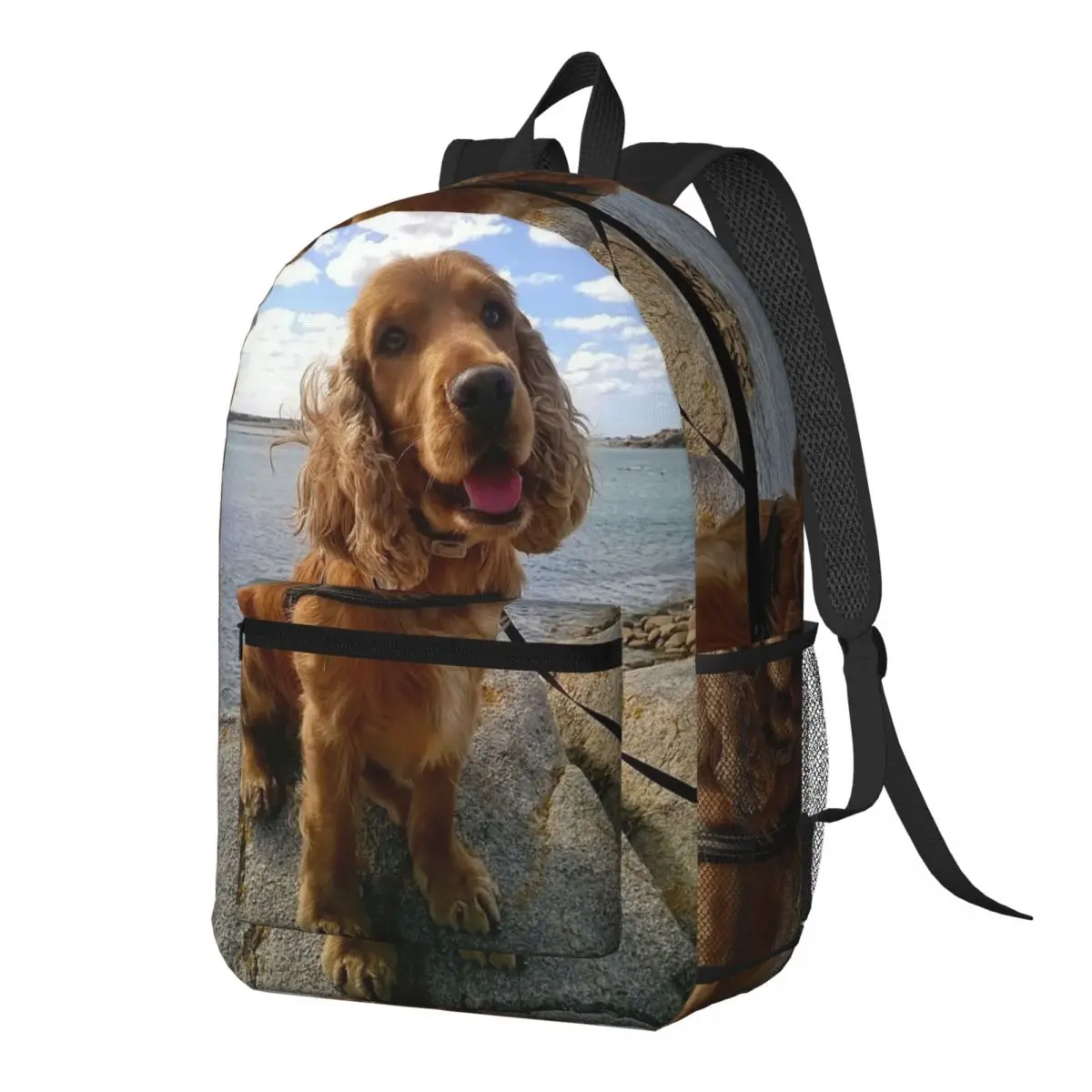 Funny Cool Cocker Spaniel Dog Animal Backpack Daypack Large Capacity Kids BookBag School Bag Shoulder Bags for Men Women
Funny Cool Cocker Spaniel Dog Animal Backpack Daypack Large Capacity Kids BookBag School Bag Shoulder Bags for Men Women