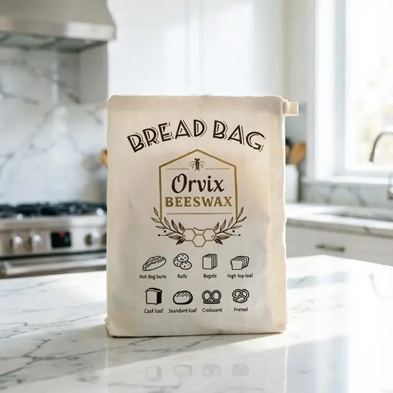 Large Capacity Bread Storage Bag with L Zippers PET Fabric Texture for Baking Goods Kitchen Essential Y5GB
Large Capacity Bread Storage Bag with L Zippers PET Fabric Texture for Baking Goods Kitchen Essential Y5GB