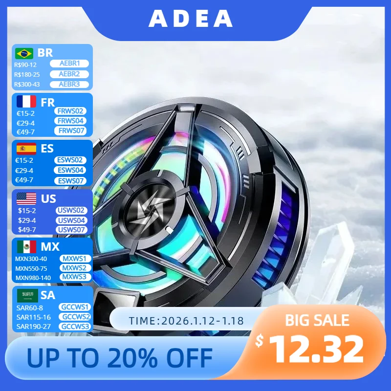 Sl17 Magnetic Phones Cooler Back-clip 2 In 1 Game Cooler Semiconductor Fast Phone Cooling Fan For Ios Android Phone
Sl17 Magnetic Phones Cooler Back-clip 2 In 1 Game Cooler Semiconductor Fast Phone Cooling Fan For Ios Android Phone