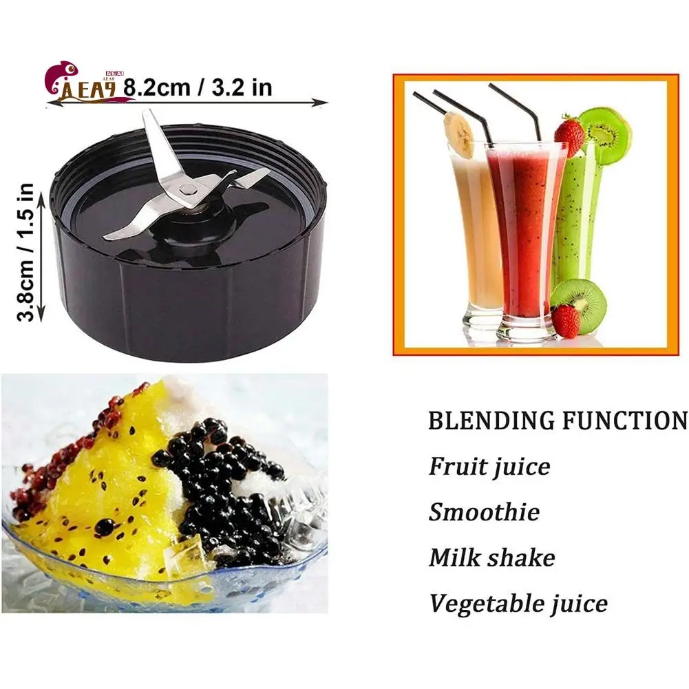 AEA9-Replacement Cross Blade + 2Pcs 16Oz Cup Set For Magic Bullet, Replacement Parts Compatible With 250W MB1001 Blender
AEA9-Replacement Cross Blade + 2Pcs 16Oz Cup Set For Magic Bullet, Replacement Parts Compatible With 250W MB1001 Blender
