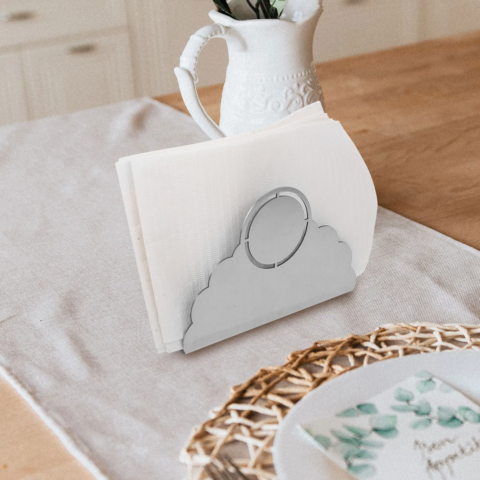Stainless Steel Napkin Holder Upright Tissue Holder Vertical Stand Kitchen Storage Rack Space-Saving Design Desktop for Home
Stainless Steel Napkin Holder Upright Tissue Holder Vertical Stand Kitchen Storage Rack Space-Saving Design Desktop for Home