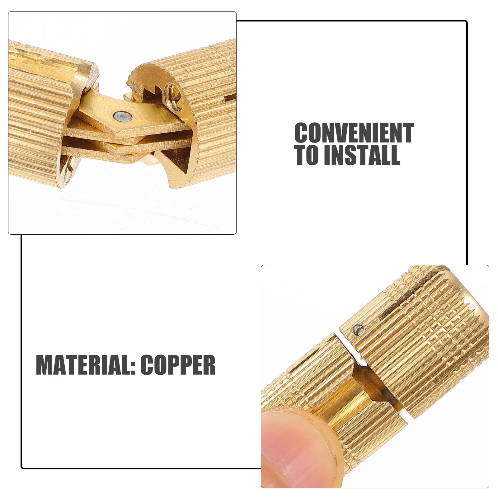 2Pcs Hidden Door Hinge 12Mm Copper Rotation Pivot Hinge for Cabinet Furniture Smooth Silent Operation Adjustable Home Office
2Pcs Hidden Door Hinge 12Mm Copper Rotation Pivot Hinge for Cabinet Furniture Smooth Silent Operation Adjustable Home Office