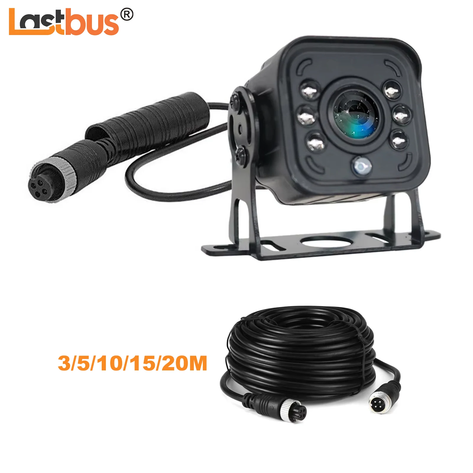 Lastbus Metal Case Mini 4PIN AHD 1080P Rear View Backup Camera 6 IR PAL 120° Wide View Angle For MDVR Truck AHD Monitor Screen
Lastbus Metal Case Mini 4PIN AHD 1080P Rear View Backup Camera 6 IR PAL 120° Wide View Angle For MDVR Truck AHD Monitor Screen