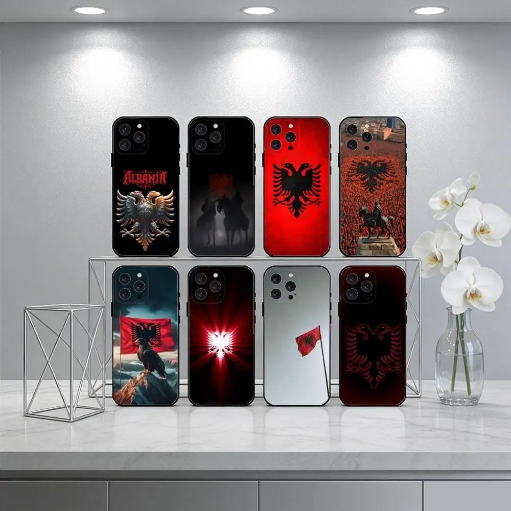 A-Albania Flag A-Albanians Phone Case For iPhone 17 16 15 14 13 12 Max Plus Silicone Black Cover
A-Albania Flag A-Albanians Phone Case For iPhone 17 16 15 14 13 12 Max Plus Silicone Black Cover