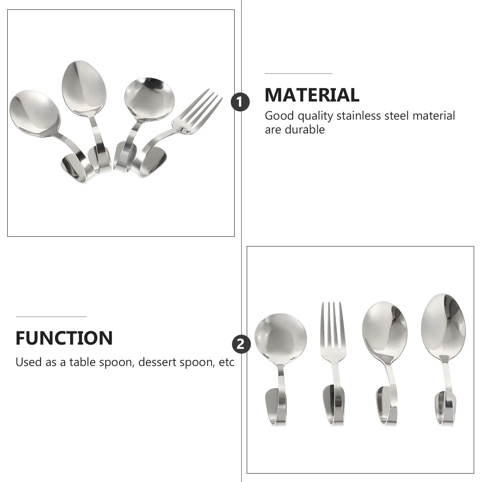 4Pcs Stainless Steel Bent Handle Dessert Spoons Simple Practical Spoons for Cake Coffee Tableware Cake Spoon
4Pcs Stainless Steel Bent Handle Dessert Spoons Simple Practical Spoons for Cake Coffee Tableware Cake Spoon
