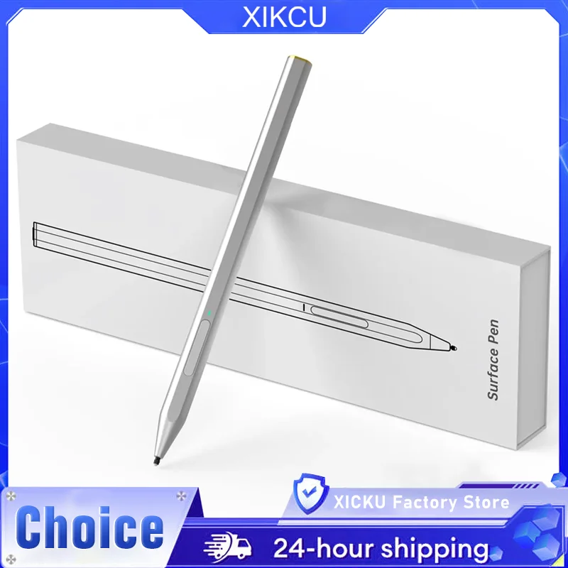 Стилус для Microsoft Surface 4096, чувствительный к давлению ластик, боковая кнопка, совместимая с Surface Pro 11/10/9/8/7 +/6/5
Стилус для Microsoft Surface 4096, чувствительный к давлению ластик, боковая кнопка, совместимая с Surface Pro 11/10/9/8/7 +/6/5