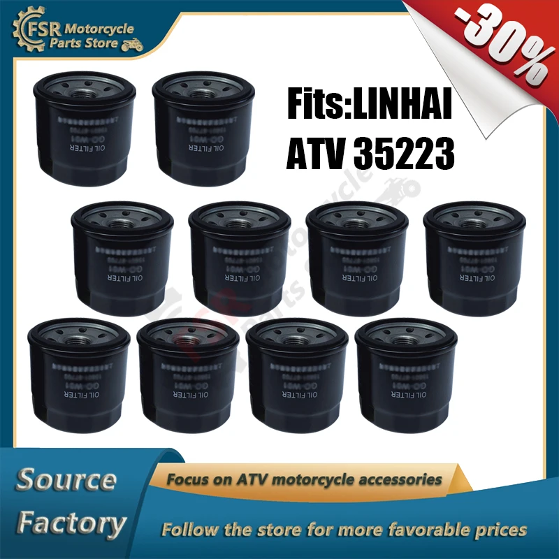 10PCS oil filter Fits LINHAI ATV 500 E2 E4 T3b EFI M550 E4 M550L T-BOSS 550 E4 500 PROMAX T3b Quad parts 35223
10PCS oil filter Fits LINHAI ATV 500 E2 E4 T3b EFI M550 E4 M550L T-BOSS 550 E4 500 PROMAX T3b Quad parts 35223