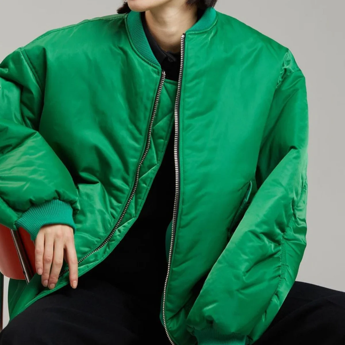 Womens Bomber Jacket Autumn Winter Warmth Streetwear Casual Baseball Uniform Coat Padded Jacket Tops Loose Fashion Free Shipping
Womens Bomber Jacket Autumn Winter Warmth Streetwear Casual Baseball Uniform Coat Padded Jacket Tops Loose Fashion Free Shipping