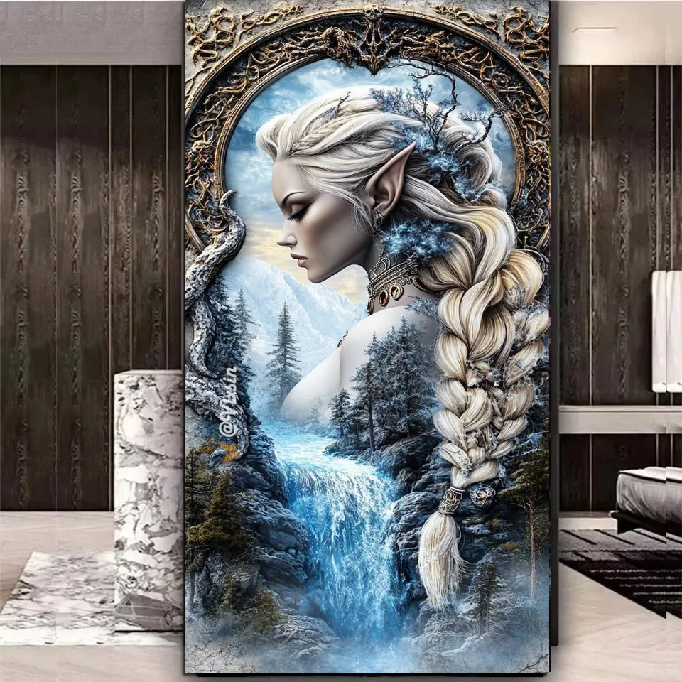 Фэнтези, таинственная красивая женщина, сделай сам, 5D алмазная живопись, новинка 2026, полная мозаика, алмазная художественная вышивка для домашнего декора, большой размер
Фэнтези, таинственная красивая женщина, сделай сам, 5D алмазная живопись, новинка 2026, полная мозаика, алмазная художественная вышивка для домашнего декора, большой размер