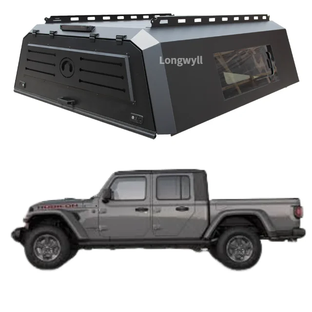 Customized Truck Canopy for Gladiator Lightweight Truck Cap Aluminum Smartcap High-quality Roll up Cover 
Customized Truck Canopy for Gladiator Lightweight Truck Cap Aluminum Smartcap High-quality Roll up Cover
