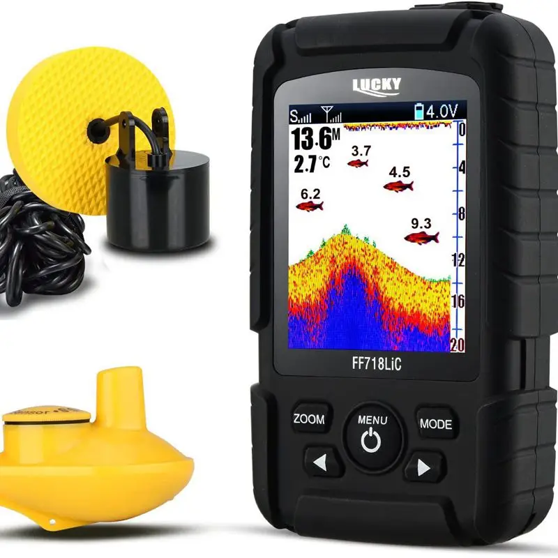 Outdoor Fishing waterproof Fish Finder 125Khz Dual Sonar Frequency 183M Detection Depth Ocean River Lake Alarm Detecto
Outdoor Fishing waterproof Fish Finder 125Khz Dual Sonar Frequency 183M Detection Depth Ocean River Lake Alarm Detecto