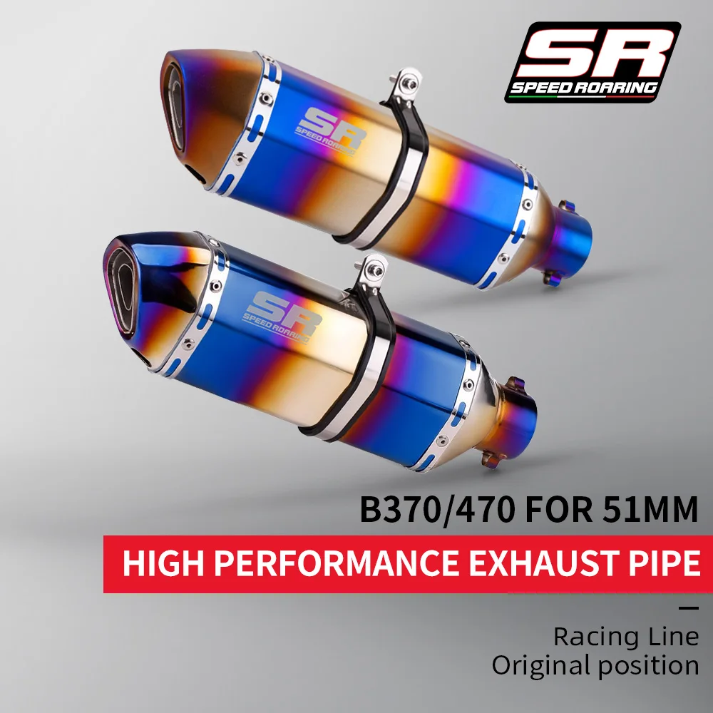 Motorcycle exhaust pipe modification Z900 NINJA400 cfmoto250SR GSX-250Runiversal 51MM exhaust pipe tailsection db killer Slip on
Motorcycle exhaust pipe modification Z900 NINJA400 cfmoto250SR GSX-250Runiversal 51MM exhaust pipe tailsection db killer Slip on