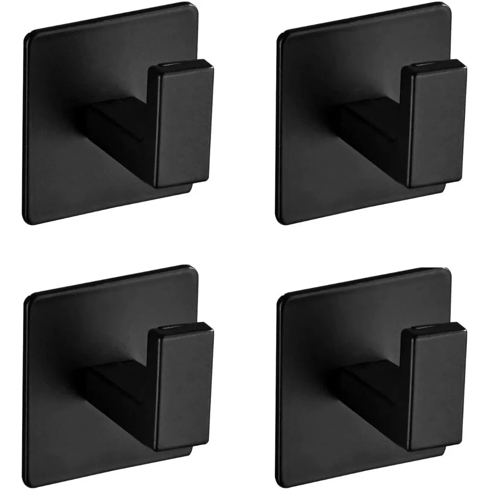 Крючок для банного полотенца, 4 самоклеящихся квадратных крючка для одежды, прочный крючок для халата без сверления, прочная алюминиевая вешалка для одежды, настенная H
Крючок для банного полотенца, 4 самоклеящихся квадратных крючка для одежды, прочный крючок для халата без сверления, прочная алюминиевая вешалка для одежды, настенная H