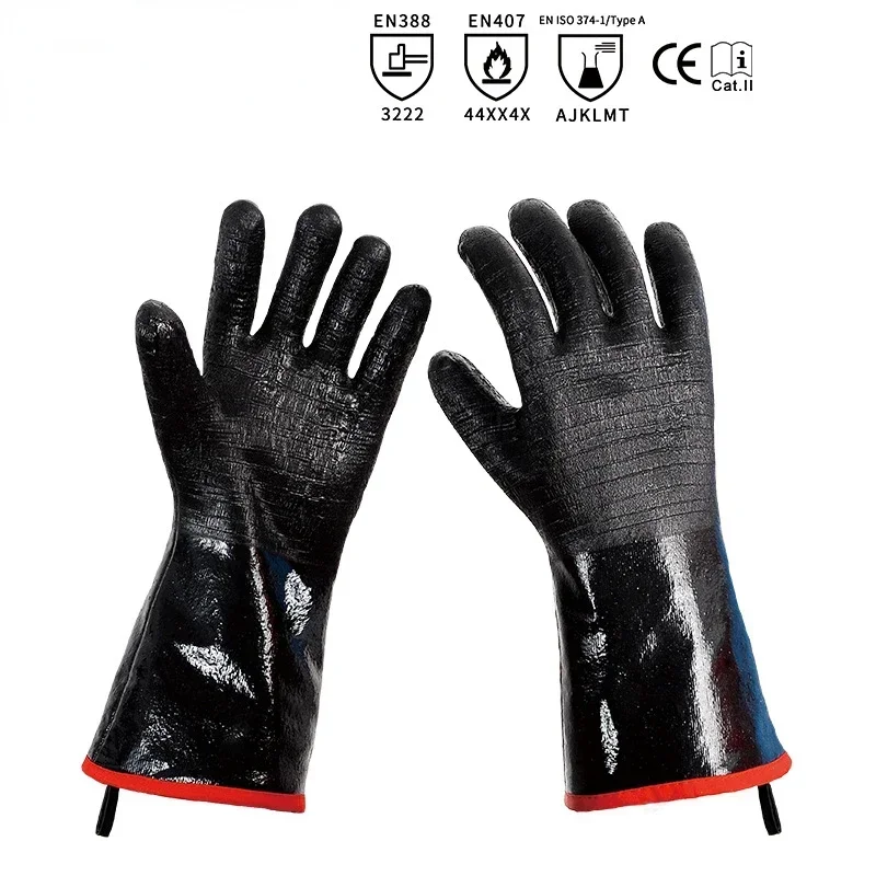 Neoprene Gloves High Temperature 500 Degrees Industrial Flame Retardant Heat Insulation Fire Protection Gloves
Neoprene Gloves High Temperature 500 Degrees Industrial Flame Retardant Heat Insulation Fire Protection Gloves