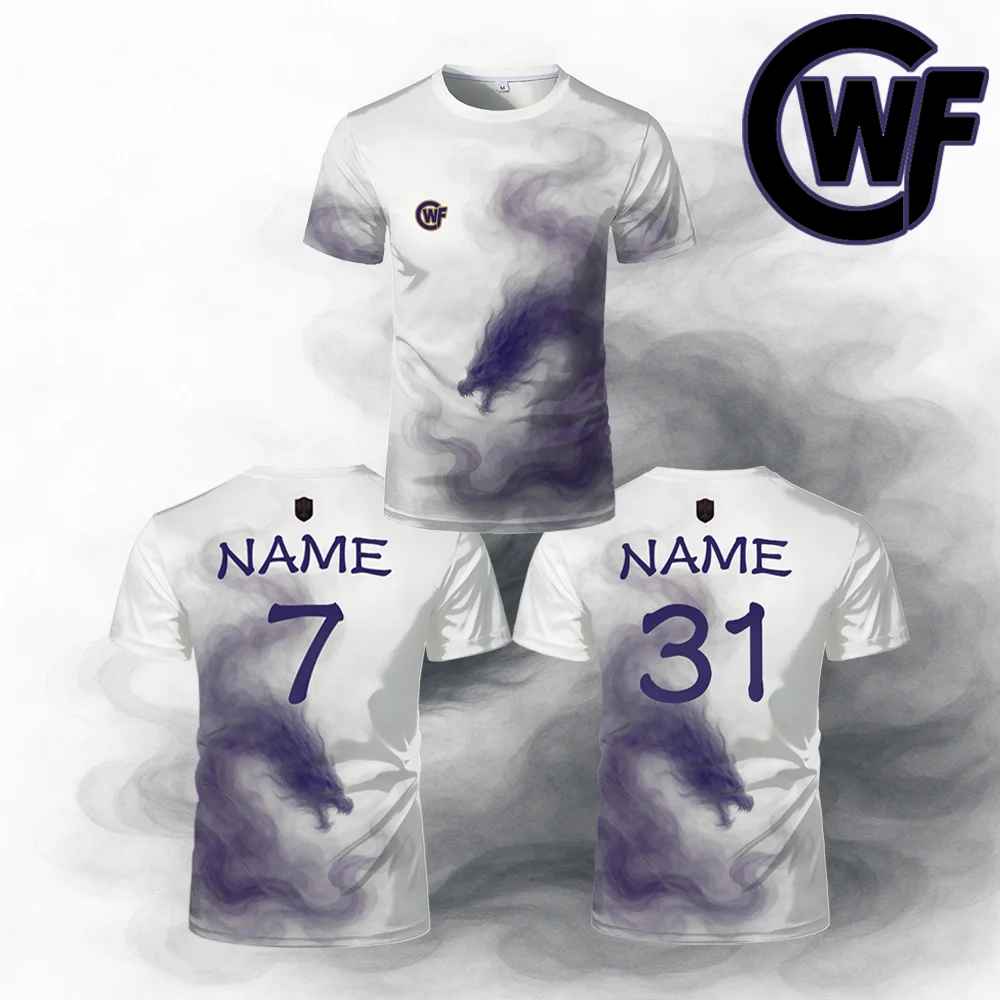 Customizable Smoke Dragon Print T-shirt Men's And Women's Football Running Sports Jerseys Breathable Polyester Crew Neck Tee
Customizable Smoke Dragon Print T-shirt Men's And Women's Football Running Sports Jerseys Breathable Polyester Crew Neck Tee