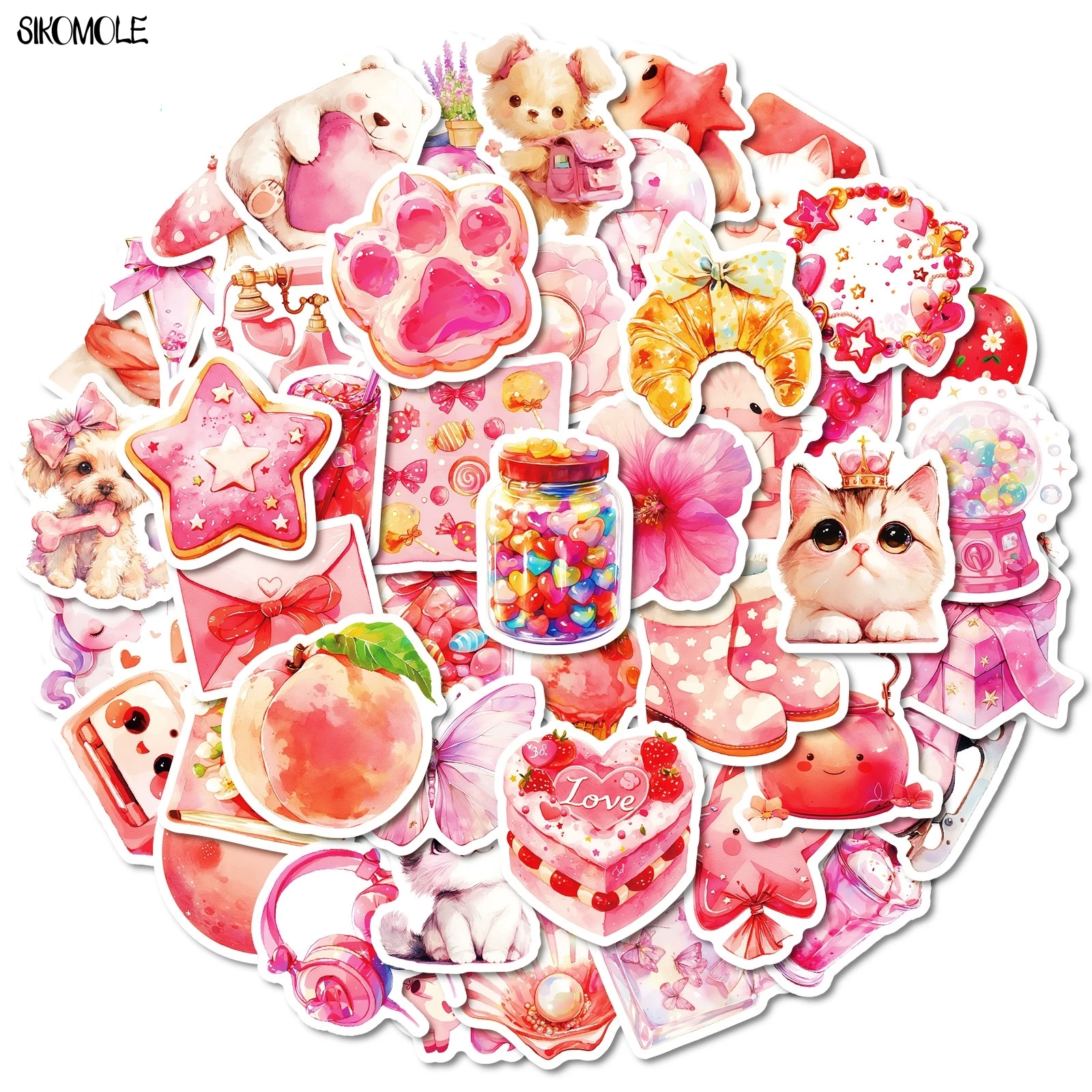 10/30/50pcs Cute Cartoon Stickers Pink Kawaii Aesthetic DIY Toy Phone Laptop Guitar Travel Luggage Skateboard Graffiti Sticker
10/30/50pcs Cute Cartoon Stickers Pink Kawaii Aesthetic DIY Toy Phone Laptop Guitar Travel Luggage Skateboard Graffiti Sticker