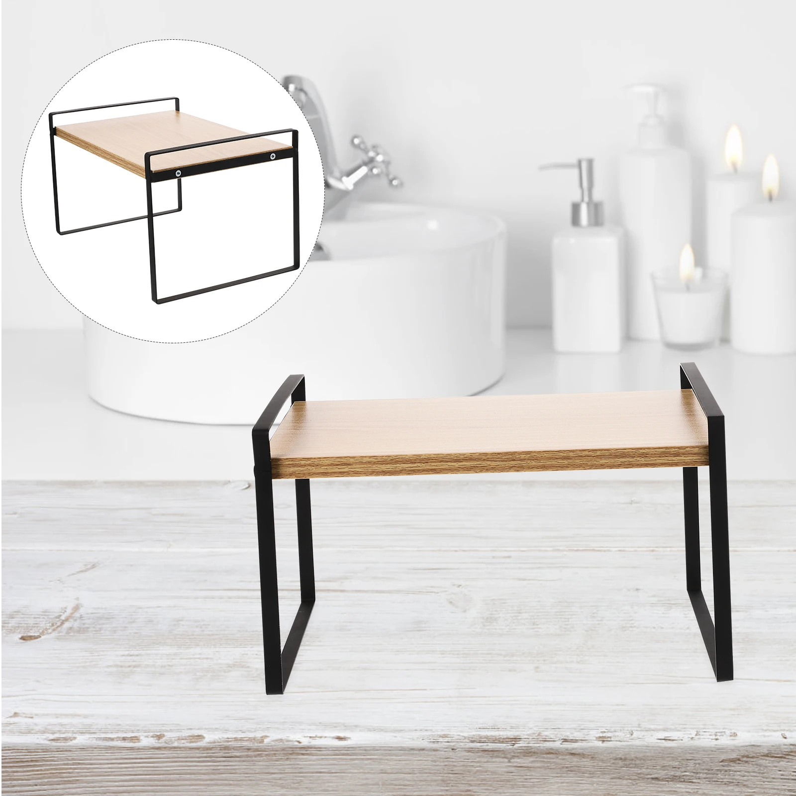 Multifunctional Iron Desktop Storage Rack Office Organizer Shelf Book Holder Stationery Sundries Rack Space-Saving 
Multifunctional Iron Desktop Storage Rack Office Organizer Shelf Book Holder Stationery Sundries Rack Space-Saving