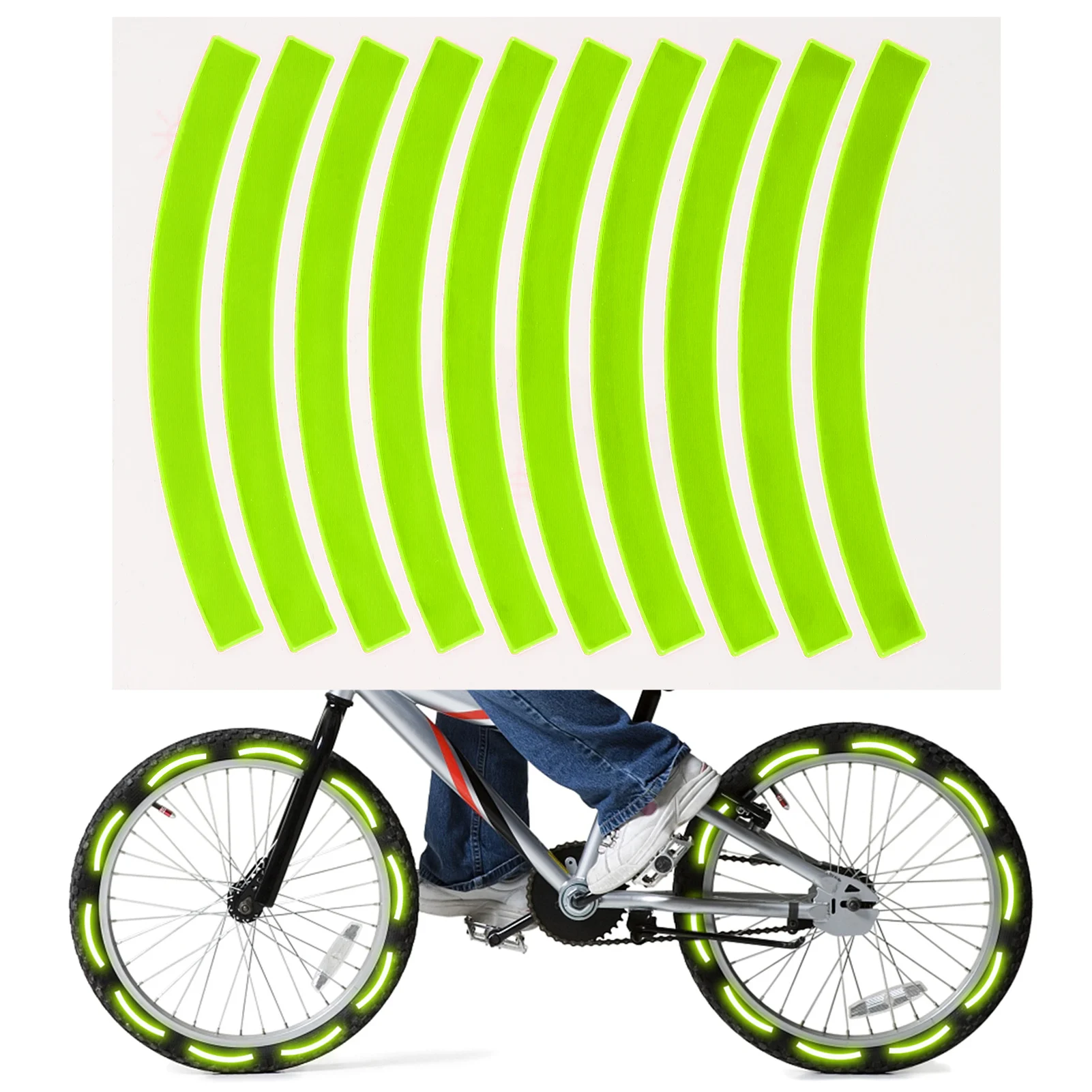 Colored Reflective Tire Sticker Kids Balance Bike Reflective Sticker Wheel Decal Bicycle Accessories
Colored Reflective Tire Sticker Kids Balance Bike Reflective Sticker Wheel Decal Bicycle Accessories