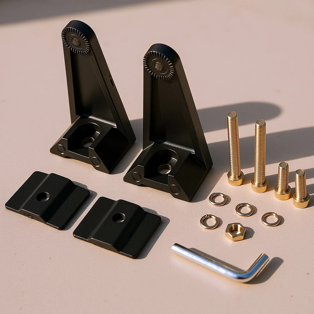 Universal LED Light Bar Side Mounting Bracket Kit for Truck Raise Height Anti-Vibration Rubber Pad Improve Heat Elimination
Universal LED Light Bar Side Mounting Bracket Kit for Truck Raise Height Anti-Vibration Rubber Pad Improve Heat Elimination