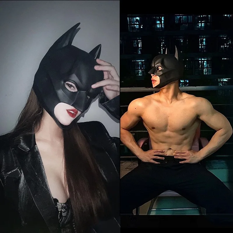 Bat Themed Black Latex Mask, Realistic Half Face Superhero Mask,Halloween Party Cosplay Props,Masquerade & Birthday Gift for Men
Bat Themed Black Latex Mask, Realistic Half Face Superhero Mask,Halloween Party Cosplay Props,Masquerade & Birthday Gift for Men